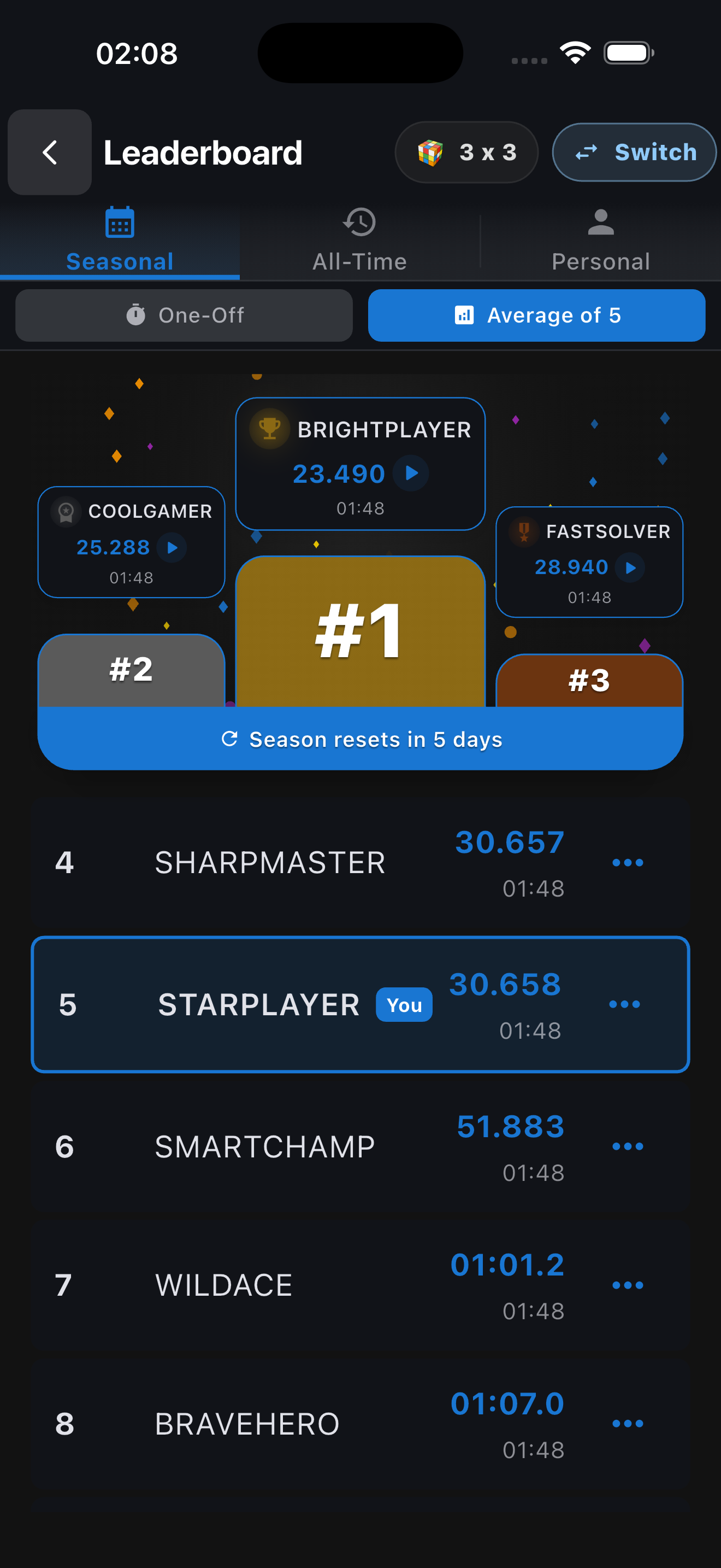 Clock n Cube App Screenshot 5